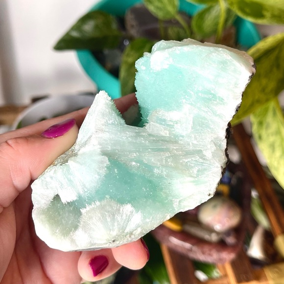 🌊Raw Druzy Blue Hemimorphite Crystal Mineral Specimen🌊